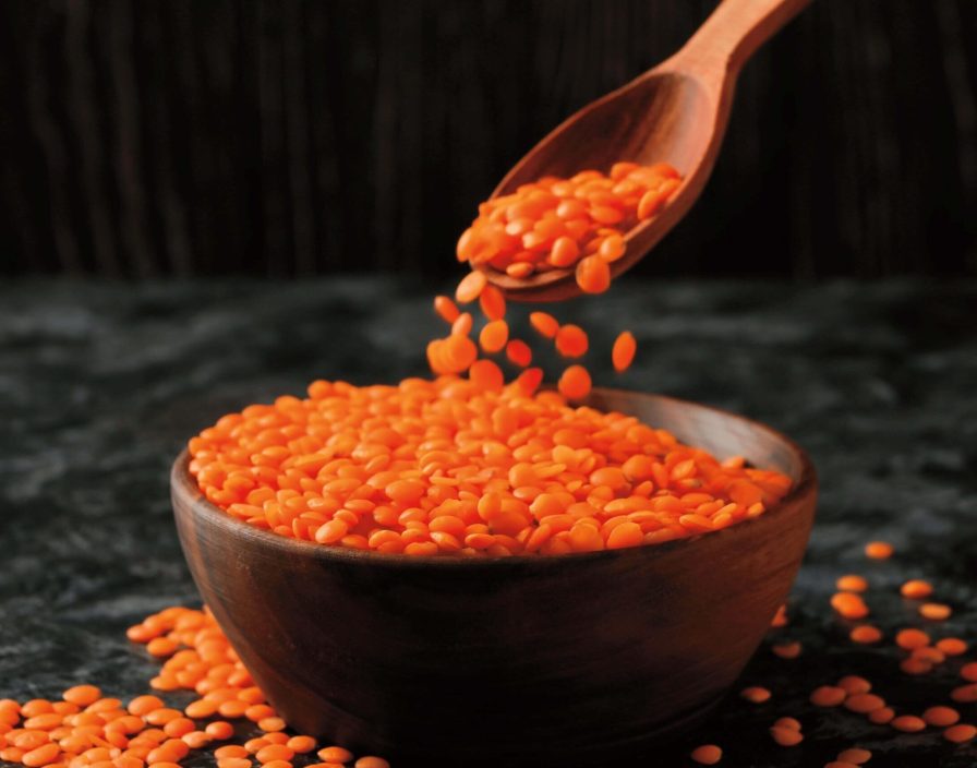 Red football lentils